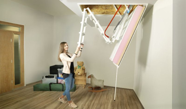 Wippro Klimatec 160 geschikt voor kamerhoogtes van 250 cm tot 265 cm, 130x70 cm, 17299
