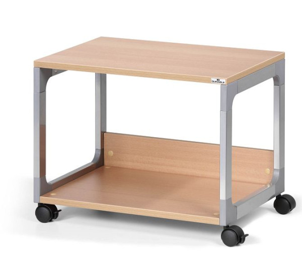 DURABLE SYSTEM MULTI TROLLEY 48, metallic zilver/beuken, 3710124