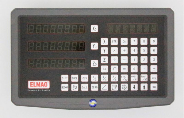 ELMAG display compleet met houder voor SINO digitale positie-indicatoren voor draai- en freesmachines, 88895
