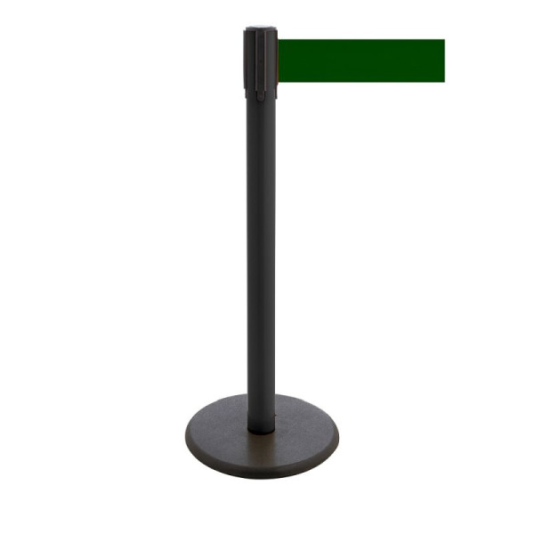 Stein HGS HGS personengeleidingssysteem -P-Line Premium-, zwart, donkergroen, met magnetisch banduiteinde, bandlengte: 3,8 m, 34241j-1004