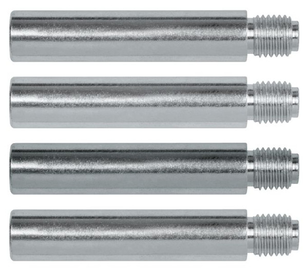 SW stalen remgeleidingsboutenset, Audi/Seat/VW, 4-delig, 01478L
