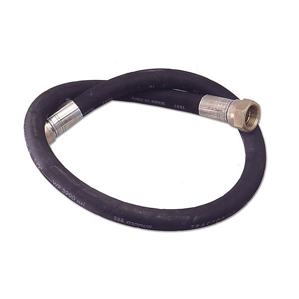 ELMAG flexibele drukleiding IG 1 1/4', 2 meter, inclusief dubbele nippel (met 60° conus), 10182