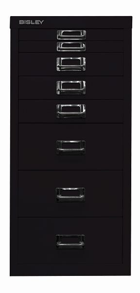 Bisley MultiDrawer ™, 29-serie, A4, 8 laden, zwart, L298633