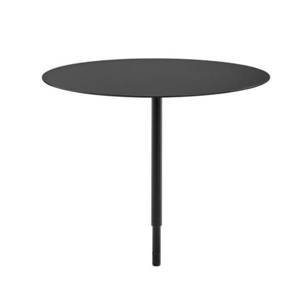 APS ladekast -VALO- Ø 25 cm, hoogte: 20,5 cm metaal, zwart, 14033