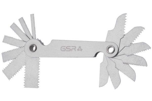 GSR draadsjabloon metrische draad DIN 13 binnen-/buitendraad spoed 0,5 - 1,75 mm, 05001120