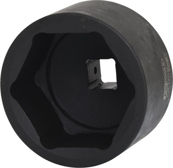 KS Tools 1" slagdop, zeskant, kort, 95 mm, 515.1795