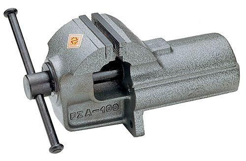 Bedrunka + Hirth bankschroef, gemaakt van speciaal gegoten, opening naar achteren, bekbreedte: 100 mm, 03.M89.100