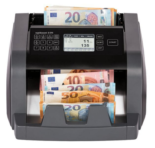 Ratiotec bankbiljettentelmachine rapidcount S575, 946901