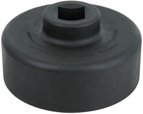 KS Tools 1" asmoersleutel, zeskant, kort, 100 mm, 460.0240