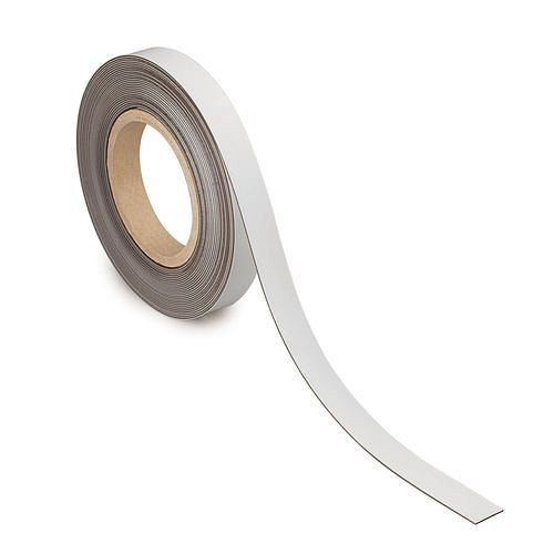 MAUL magnetische markeringstape, 10 mx 20 mm x 1 mm, wit, 307926