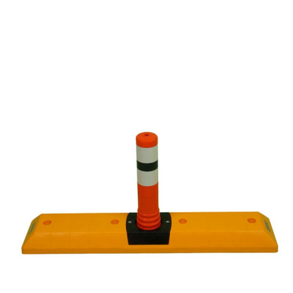 Stone HGS geleidedorpel -Alley- met afzetpaal -Elasto Oranje-, met kleine afzetpaal, -Elasto Oranje-/ 465mm, 11762