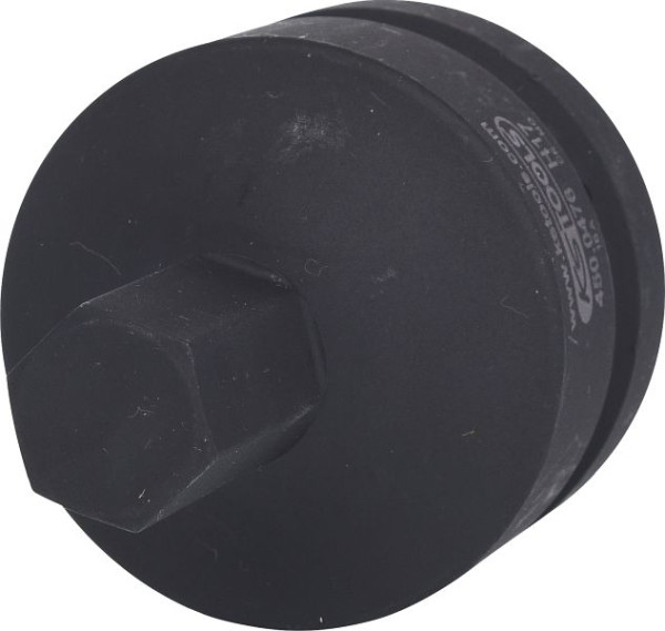 KS Tools Slag-bitdop 1", binnenzeskant, kort, 17 mm, 450.0476