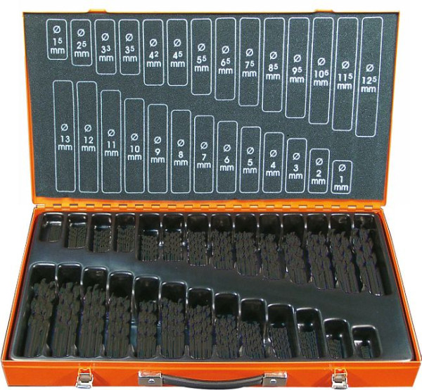 Projahn boormagazijn HSS-R 220 stuks 1-13 / 0,5 + 3,3 / 4,2 mm ECO, 60700