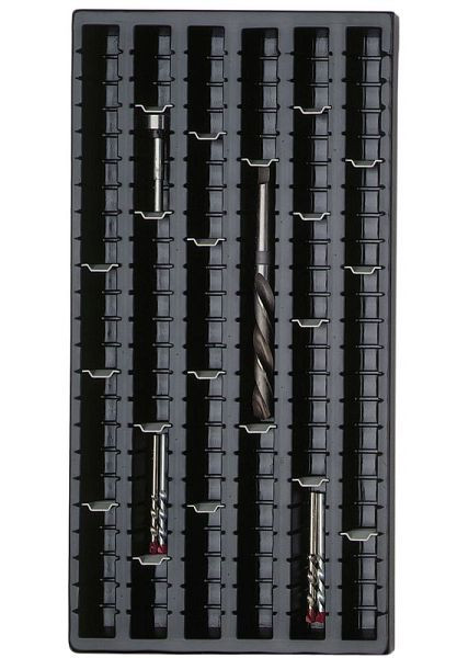 KLW gootinzet van kunststof, breedte 300 mm x diepte 446 mm, gootbreedte: 29 mm, 15 / 45-30-30