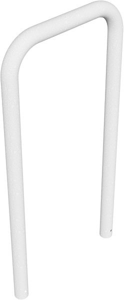 Schak-stootbeschermingsbalk Ø 76 x 2,6 mm zonder dwarsbalk voor inzetting in beton, totale breedte: 750 mm, totale hoogte: 1500 mm, thermisch verzinkt, 477_08