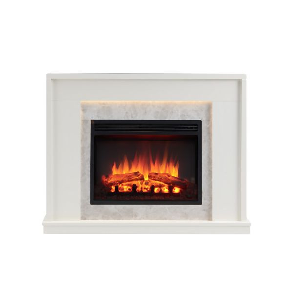 BALDERIA Atropos elektrische haard, 2000 W, wit, EF378A-MT378C-W