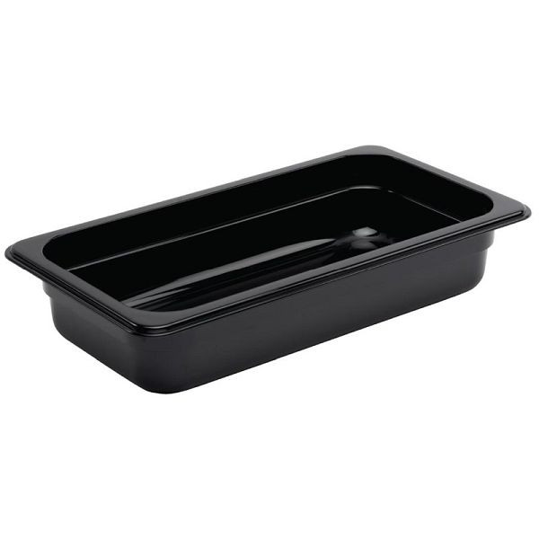Vogue GN bak GN1/3 zwart 65mm, U462