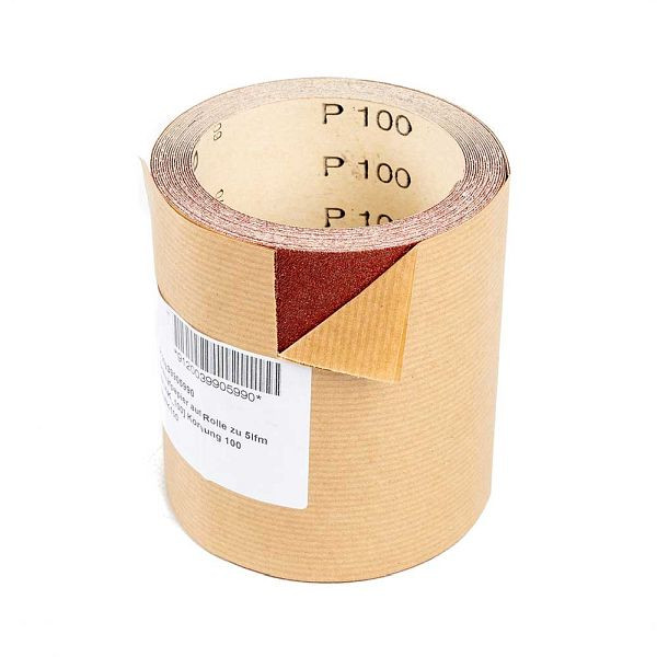 Holzmann schuurpapier op rol van 5m K100, SLWK100