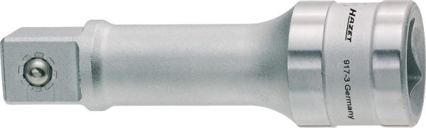 Hazet verlengstuk, hol vierkant 12,5 mm, massief vierkant 12,5 mm, met kogelvergrendeling, afmetingen / lengte: 76 mm, 917-3
