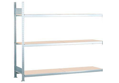 Schulte breedvakstelling met spaanplaat, aanbouwveld, 3 opbergniveaus, vakbreedte 2500 mm, 2506 x 836 x 2000 mm, 278975