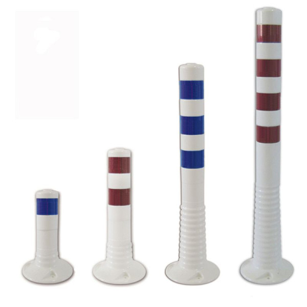 Stone HGS afzetpaal -Elasto wit-, overrijdbaar, 300 mm, rood, 12859-01