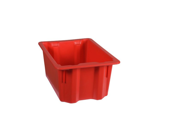Plastipol-Scheu K 400/1 POLYBOX PP ROOD, 400 mm x 280 mm x 180 mm, 28410021