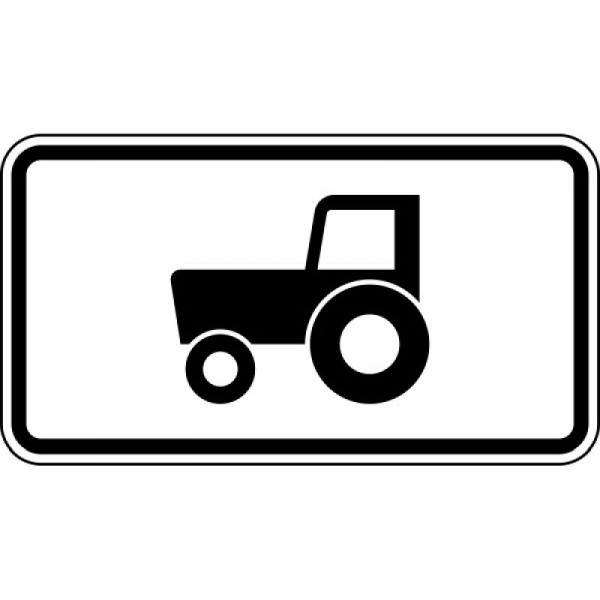 Stein HGS HGS motorvoertuigen en treinen die niet sneller kunnen of mogen rijden dan 25 km/uur nr. 1010-61, 330x600mm /RA1/vlakke vorm 2mm, 1010-61-211