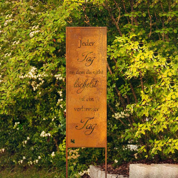 HOME DELUXE roestige tuinpaal DAG ZONDER GLIMLACH, 12202
