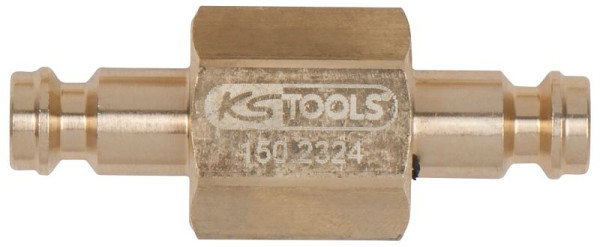 KS Tools adapterstuk aan beide zijden 3/8", kort, 150.2324