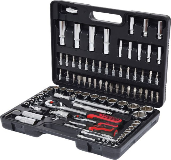KS Tools 1/4"+1/2" CHROMEplus dopsleutelset, 94-delig, 918.0694