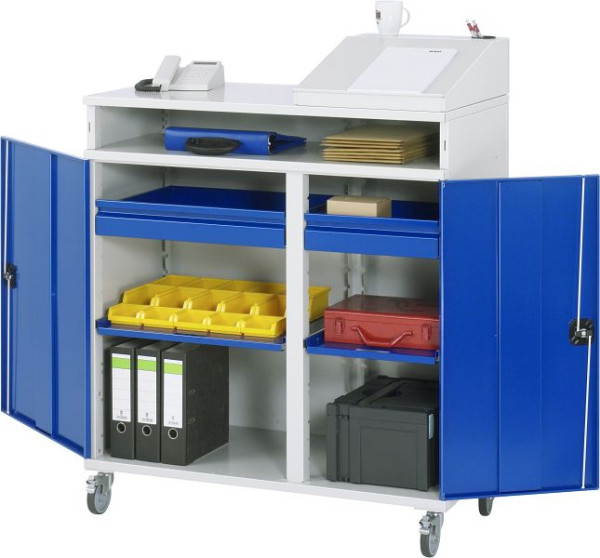 RAU zijkast sta bureau - model 08, B1100 x D520 x H1185/1235/1345 mm, 07-1100T-M08F.11