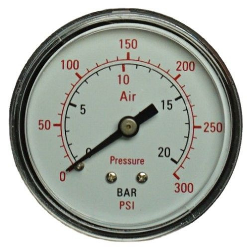 AEROTEC manometer 20 bar 50 mm - 1/4 inch AG achter, 9414582