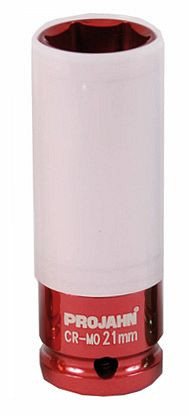 Projahn 1/2" diepe slagdop voor aluminium velgen 21 mm, 382021