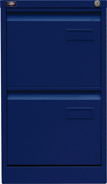 Bisley LIGHT hangmapkast, enkel spoor 2 HR laden, Oxford blauw, IPCCA12639