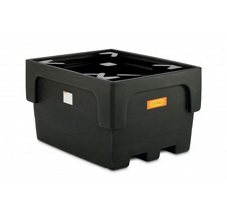 Cemo IBC opvangbak 1100/2-PE met PE geperforeerde plaat, 10952