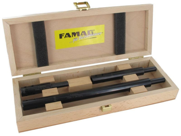 Famag-verlenging, 3 delen in een houten doos, GL 80, 125, 250 mm, executie: 3 stuks in een houten doos IØ 10 mm, GL 80, 125, 250 mm, 1639.503.00
