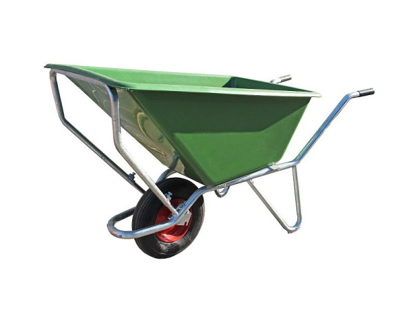 Growi compact wagen 150 liter, met thermisch verzinkte bodem, 10157900