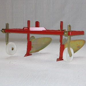 PowerPac aanaardploeg Hobby - 1,0 m werkbreedte met 2 aanaardlichamen en 2 steunwielen inclusief adapter voor MF5, KAMS7003