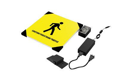 Ergomat Kinetic Ergo deurschakelaar & 60 cm LED bord combo, ERGO-KSD-combo 60-D