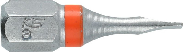 KS Tools 1/4" TORSIONpower bit, 25mm, gleuf 3mm, 918.3305