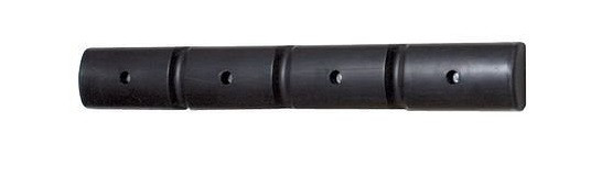 DENIOS muurbeschermingsprofiel 1000, gemaakt van polyethyleen (PE), zwart, 1000 x 50 mm, set = 2 stuks