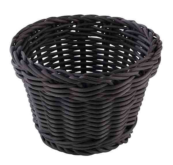 APS mand, rond, Ø 13 cm, hoogte: 10 cm, polypropyleen, zwart, -PROFI LINE-, 50622