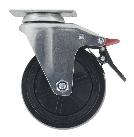 Boxo 125mm zwenkwiel voor BTD serie, BXZ11-03S