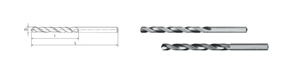 ELMAG HSS Co5-spiraalboor DIN 340, Ø 6,5 mm (lang), 70711