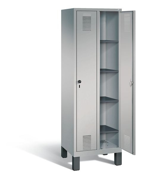 C+P washok Evolo, H1850xB610xD500mm, kleur: wit aluminium, 48010-20B S10031