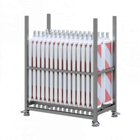 Schake zwaailichten SET 1 bestaande uit: 1x opslag- en transportpallet, 30x kunststof zwaailichten type 60 folie type RA1/A, 36055-5-SET