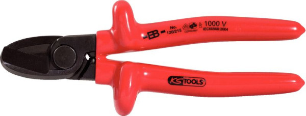 KS Tools 1000V eenhandkabelschaar, 215 mm, 117.1259