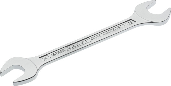 Hazet dubbele steeksleutel, buitenzeskantprofiel, 24 x 26 mm, 450N-24X26