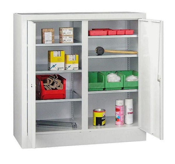 Pavoy gereedschapskast 1000/500/1000, met scheidingswand, individueel afsluitbaar, 6 gegalvaniseerde planken, 32372-100-005-910905