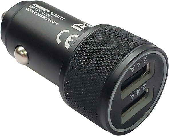 Kunzer USB-laadadapter 12V sigarettenaansteker, 7USBL12